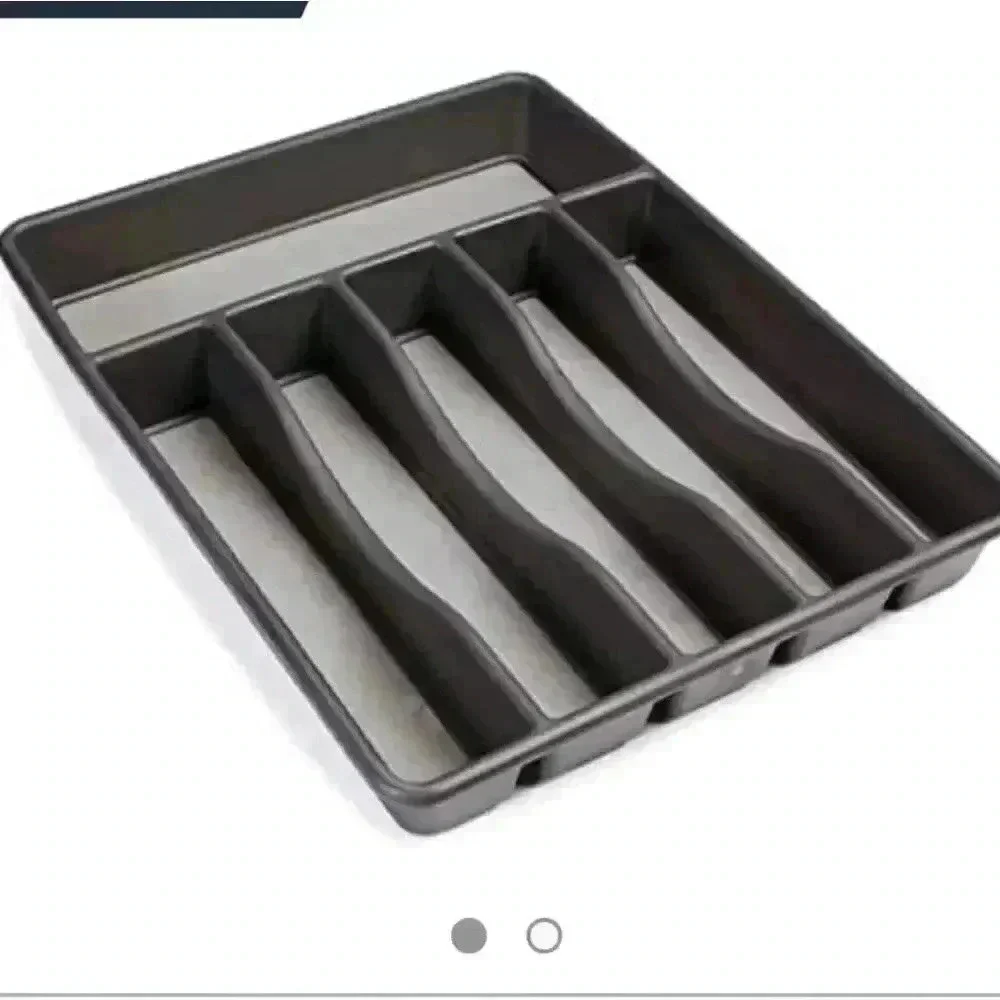 Silverware organizer tray non slip
